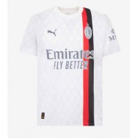 Camisa de Futebol AC Milan Rafael Leao #10 Equipamento Secundário 2023-24 Manga Curta